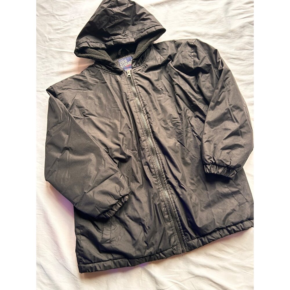 Cold Storage Fleece Lined Black Jacket - Size XL